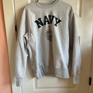 Navy Sweatshirt Purchased at the Naval Shop Size Medium